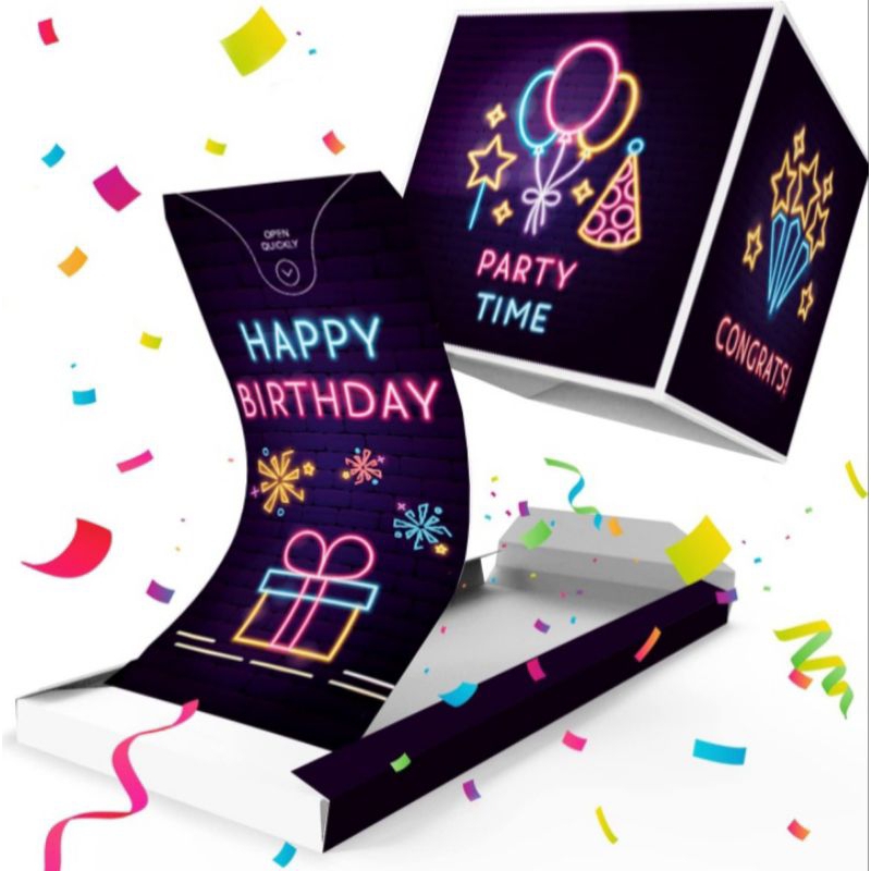 

Explocraft - Prank Box Pop Up Explosion / Surprise Money Box / Birthday Gift / Kado Unik / Hampers Lebaran / Kado Ulang Tahun / Amplop Idul Fitri / Kado Cewek / Hampers Unik Ultah