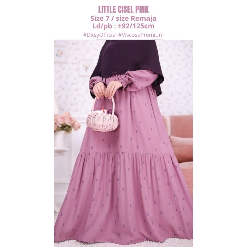 Gamis Little Ditsy size 7 (size remaja) by DitsyOfficial