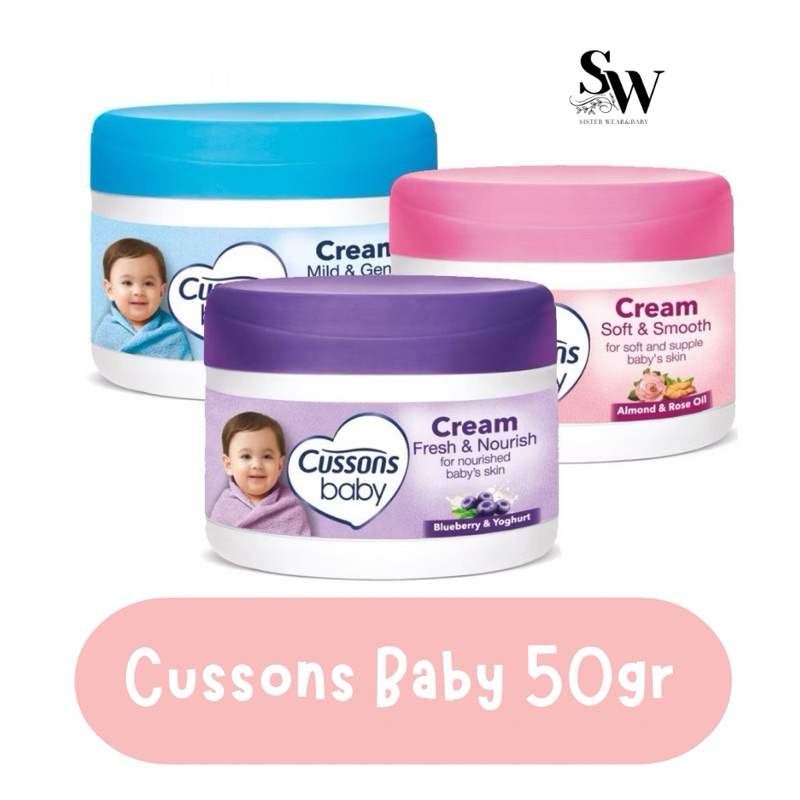 CUSSONS BABY - CREAM SMOOTH BABY CREAM WAJAH 50gr