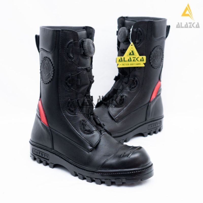 SEPATU PDL SAFETY DAMKAR BPBD TALI PUTAR DAN TALI BIASA