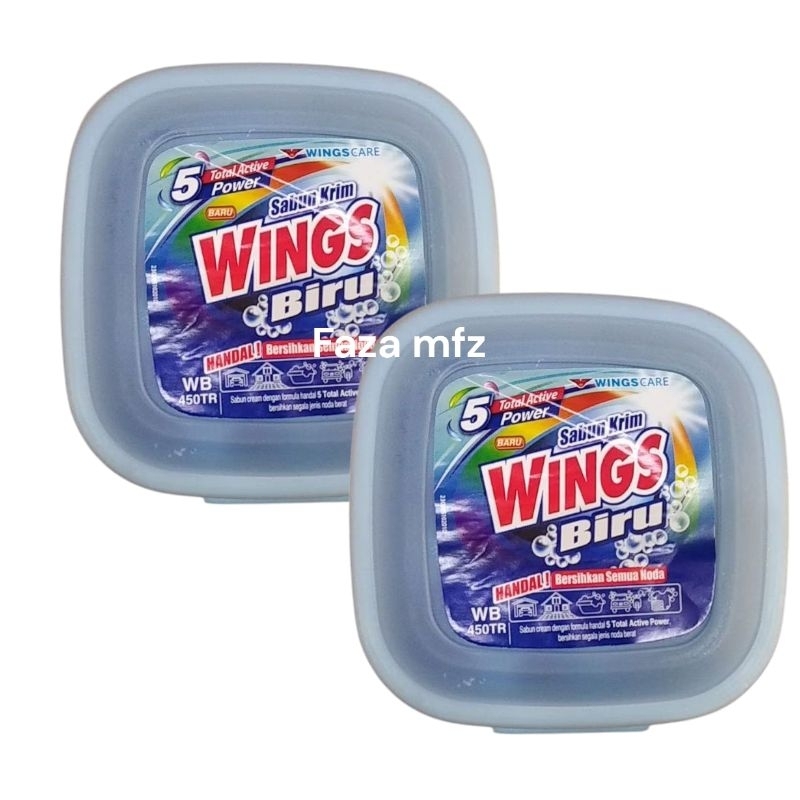 WINGS BIRU KRIM 400g / SABUN WINGS BIRU KRIM 400g