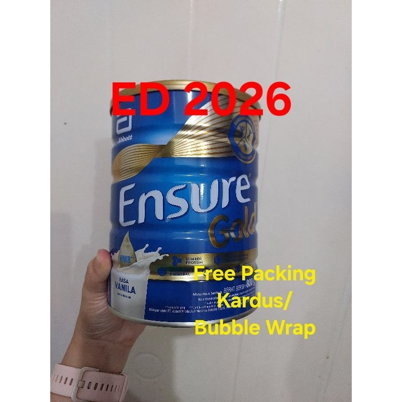 

ENSURE GOLD VANILA 800 GRAM