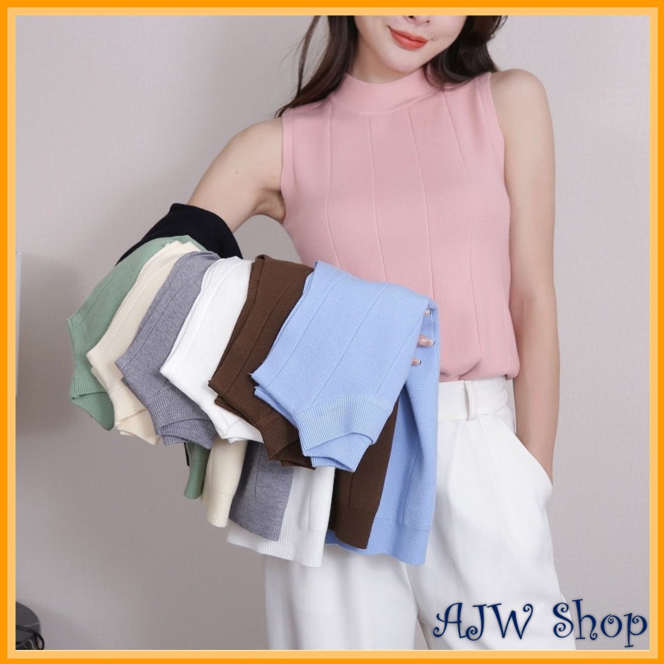 AJW Atasan Rajut Import RM | Inner Turtleneck Wanita Korea Import | Atasan Wanita Korea Import | Rom