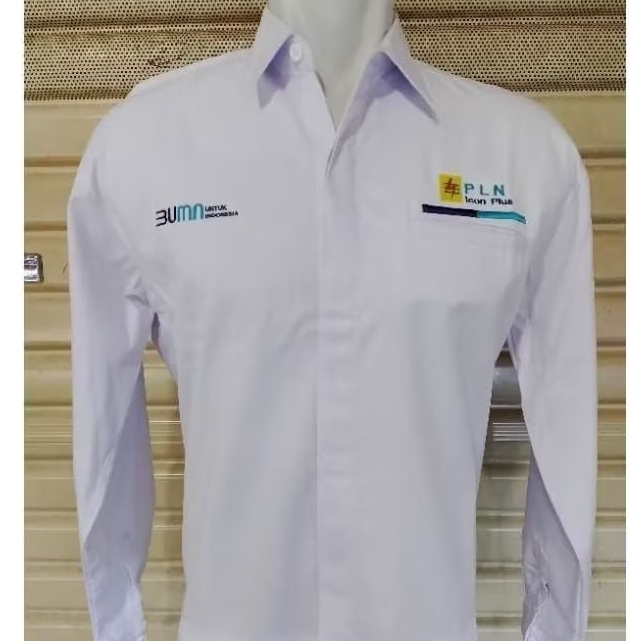 terbaru kantong 1 kemeja Telkom Indonesia kemeja BUMN baju dinas Telkom Indonesia baju kerja Telkom 