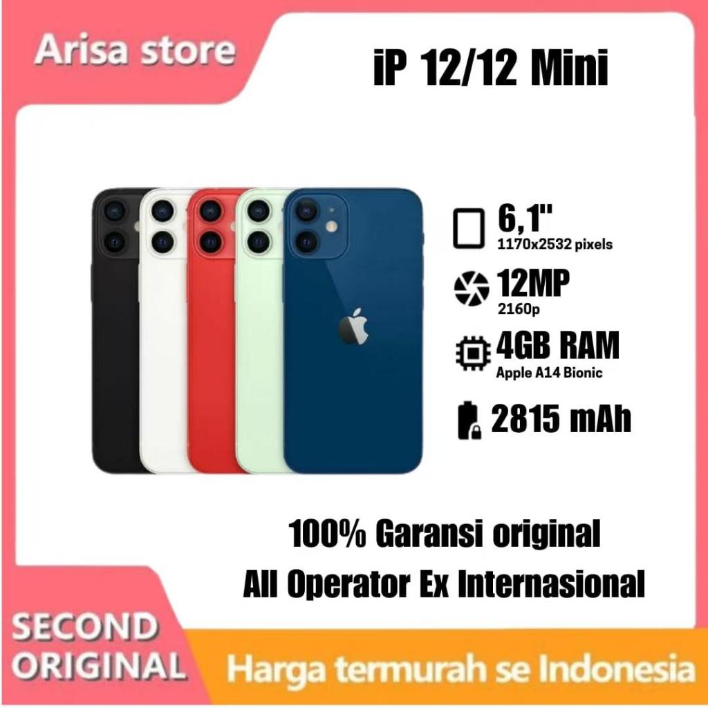 IPHONE 12 SECOND ORIGINAL 256GB/128GB/64GB Second Mulus Fullset