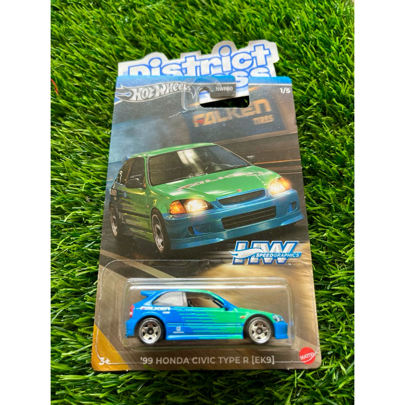 Hot Wheels Honda Civic EK9 Falken