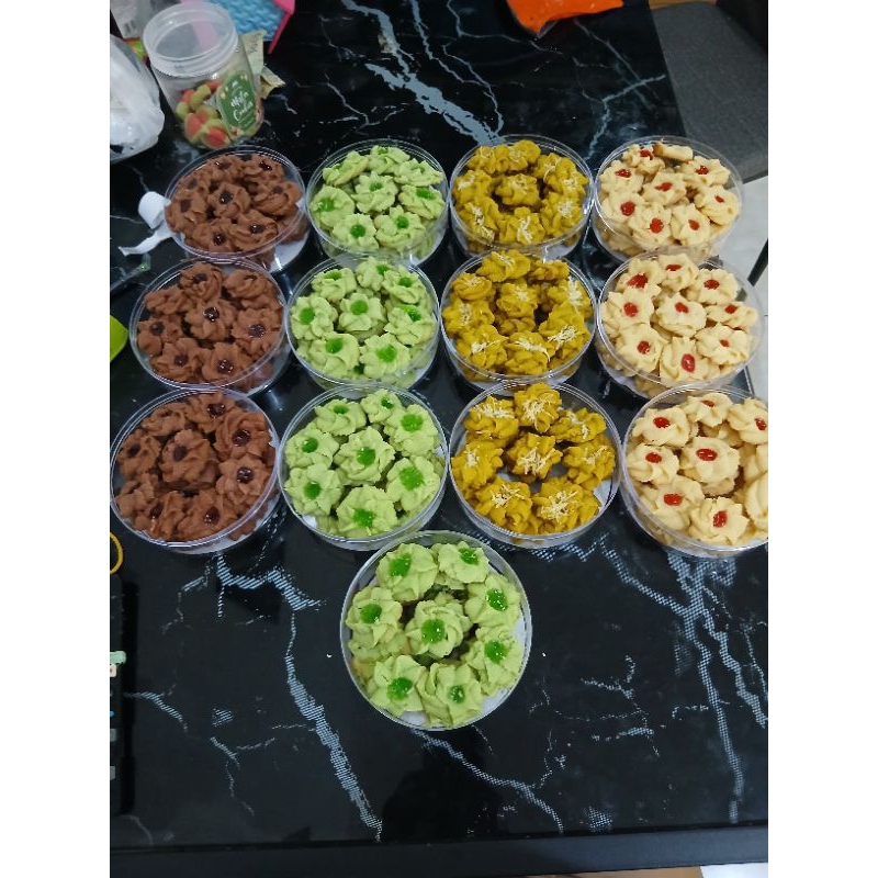 

kue semprit keju, coklat, pandan dan original | kue lebaran 2025 | kue lebaran murah