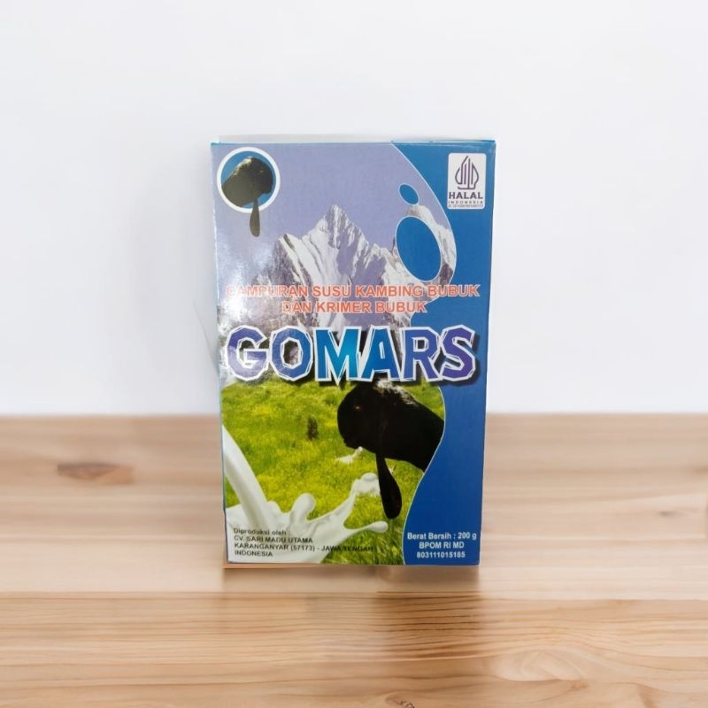 

Susu Kambing Gomars 200gr