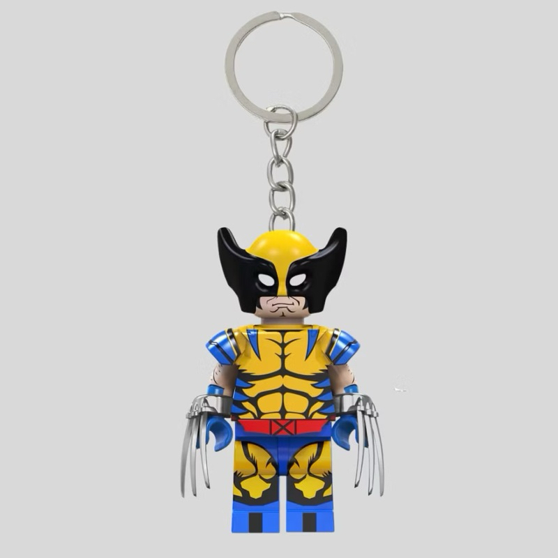 Wolverine LEGO Keychain | Gantungan Kunci LEGO Wolverine | Marvel Series