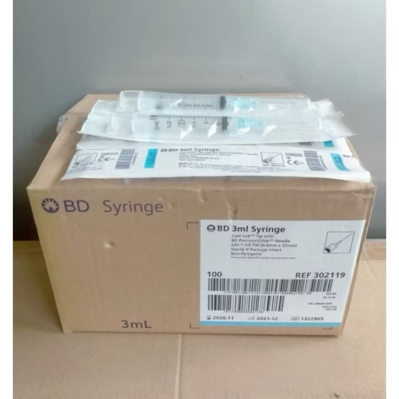 Spuit 3cc BD / spuit 3ml BD / Syringe 3cc BD / syringe 3ml BD