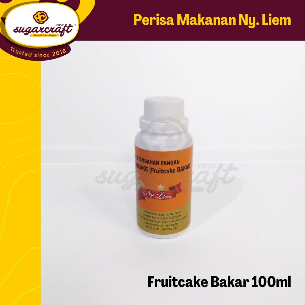 

Perisa/Pasta kue Ny. Liem Rum Bakar/Fruit Cake (bakar) 100ml