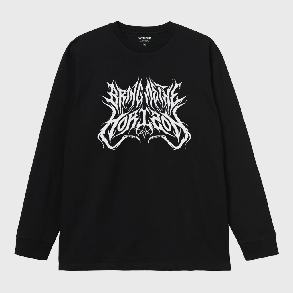 KAOS LENGAN PANJANG BMTH DROWN ORIGINAL / T-SHIRT LONGSLEEVE BAND TANGAN PANJANG PRIA WANITA