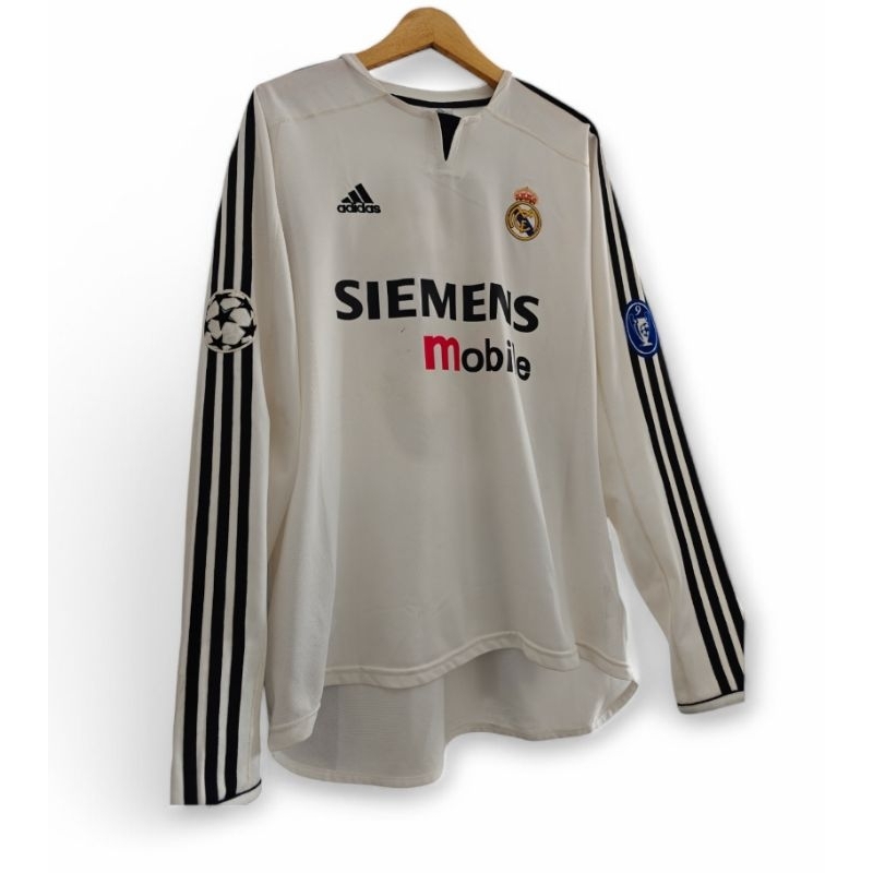 Jersey original real madrid 2003/04 size XL long sleeve nns 23 david beckham