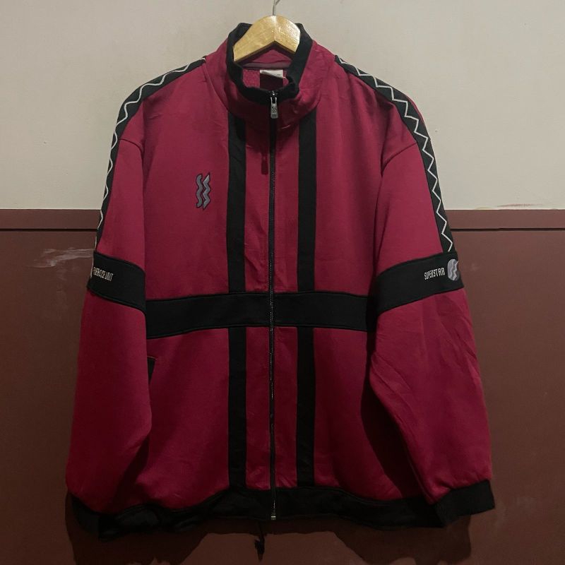 Tracktop Jacket Mizuno Superstar Red