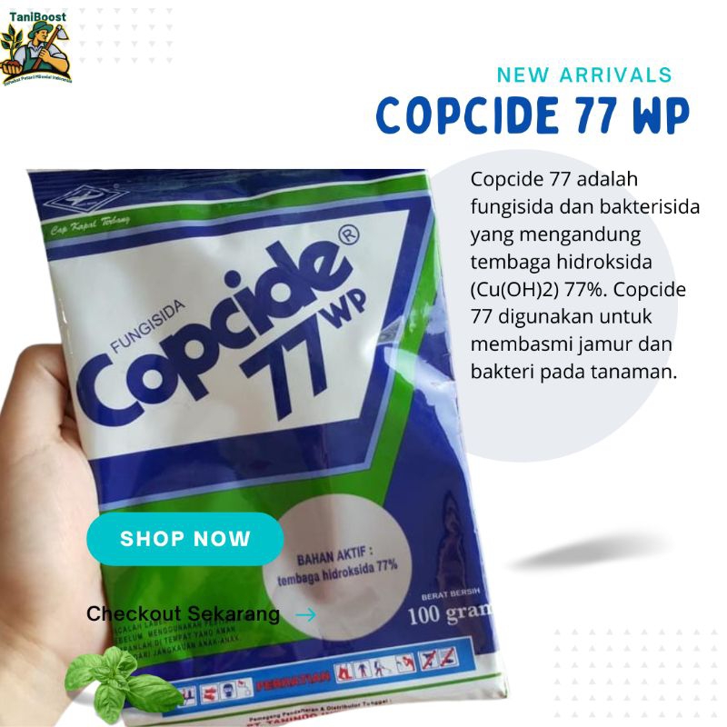 Copcide 77 WP – Fungisida & Bakterisida | Tembaga Hidroksida 77%