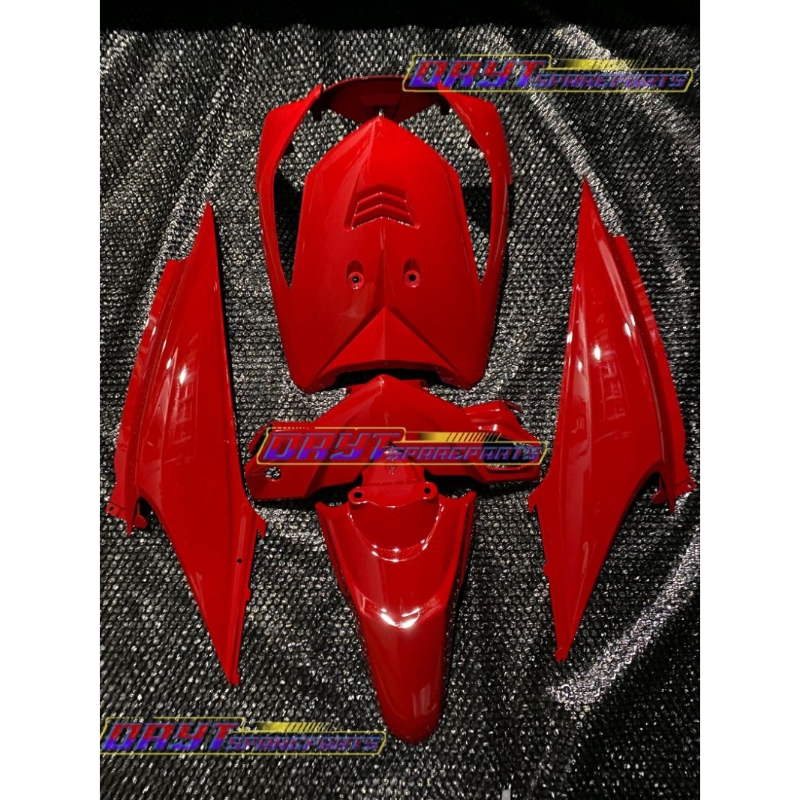 BODY HALUS FULL SET BEAT KARBU TAHUN MOTOR 2008-2012 WARNA MERAH CANDY, CAT COSTUM