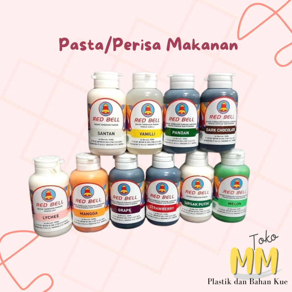 

Pasta Redbell Pasta Perisa Makanan dan Minuman 55ML