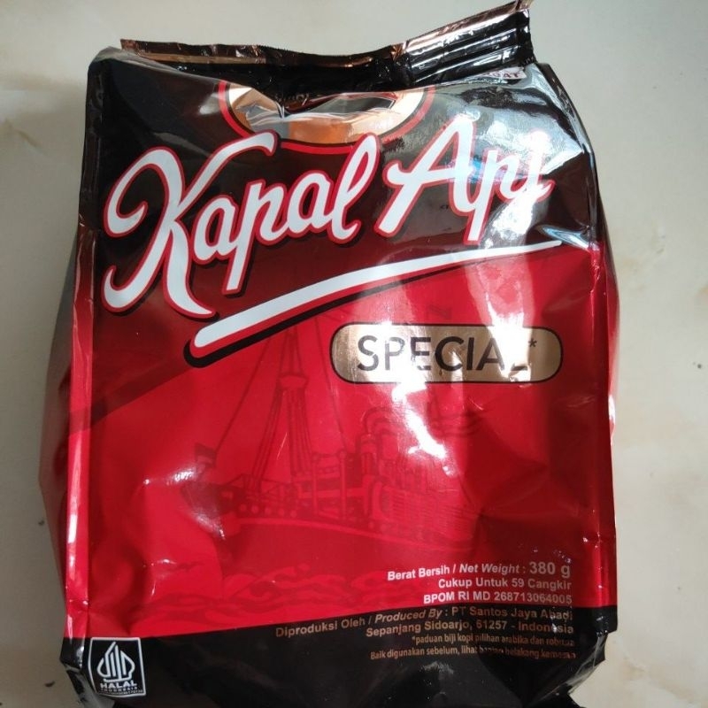 

Kopi kapal api jumbo 350 gram exp lama kapal api special