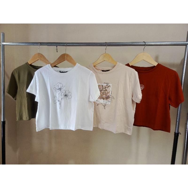 EXECUTIVE KAOS WANITA LENGAN PENDEK CROP TOP ORIGINAL STORE