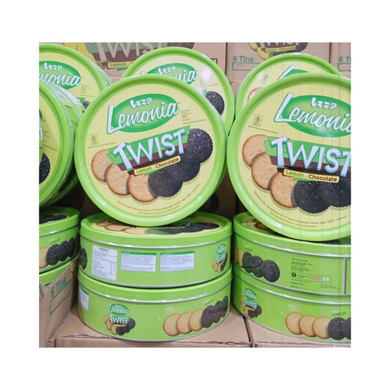 

LEMONIA TWIST LEMON CHOCOLATE 360GR 1 KALENG EXP MARET 2026