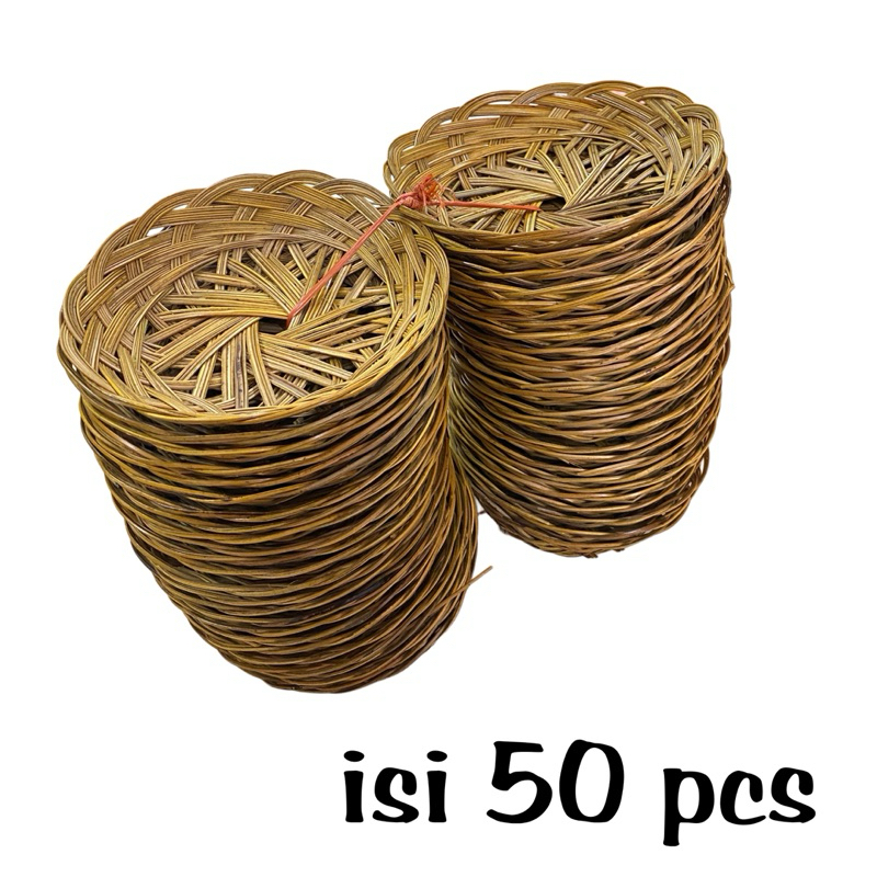 Ingke Bali 20 cm isi 50 pcs Harga Grosirr!! termurahh - Piring Lidi - Tempat makan bali - wadah maka