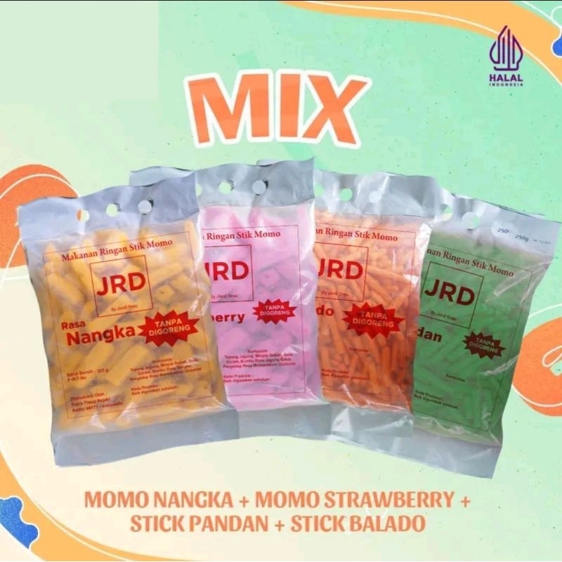 

JRD SNACK CEMILAN MIX 1 KARTON 4 PCS
