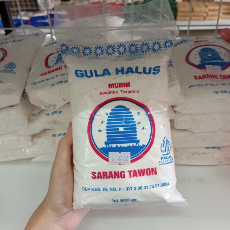 

Sarang Tawon Gula Halus Icing Sugar 500g Topping Donat Pancake Kue Cake Bolu Cookies Putri Salju