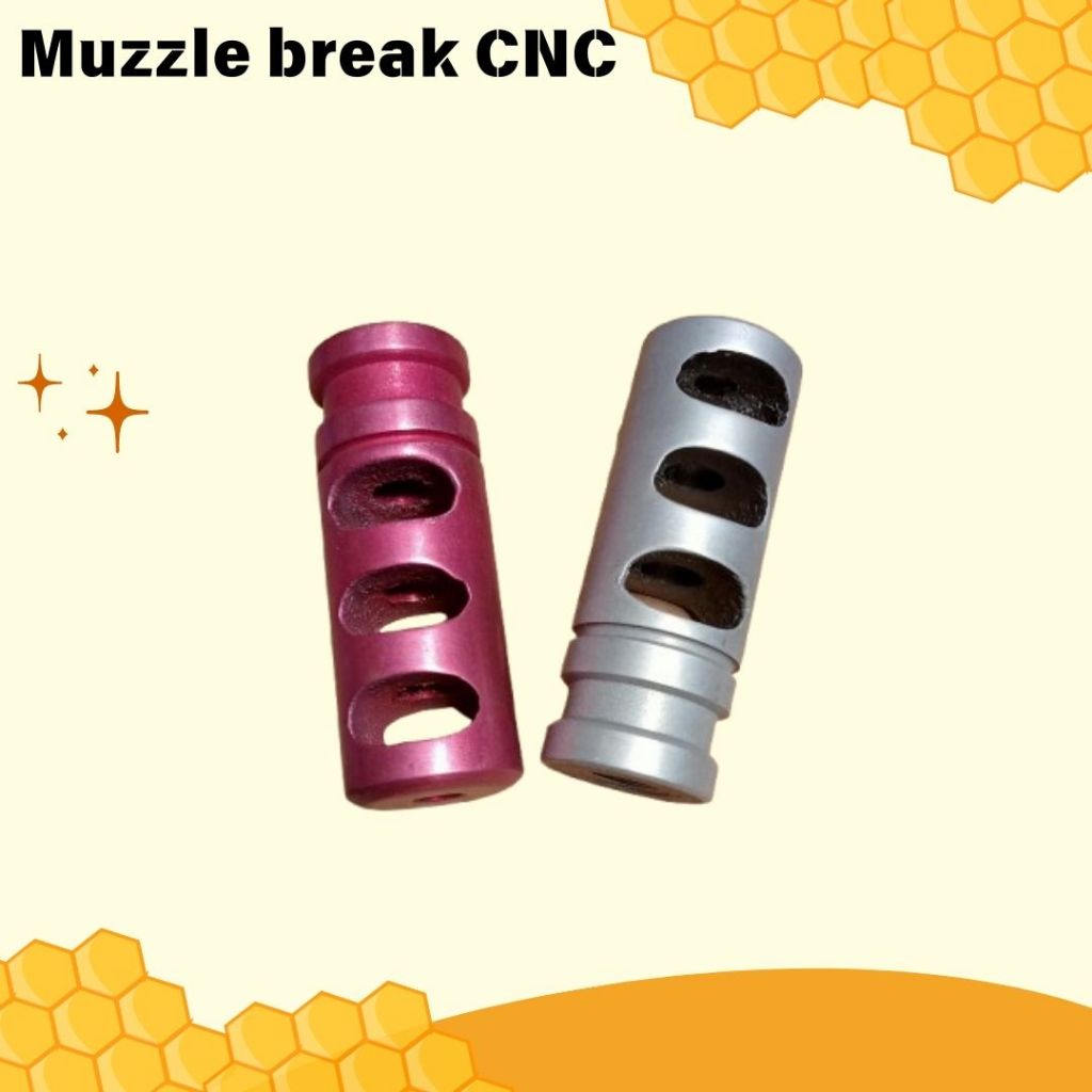 Aksesoris muzzle break CNC random 