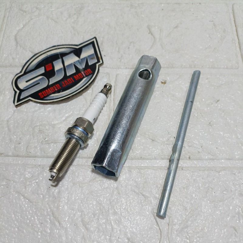 kunci busi DAN busi honda vario 160 pcx SET