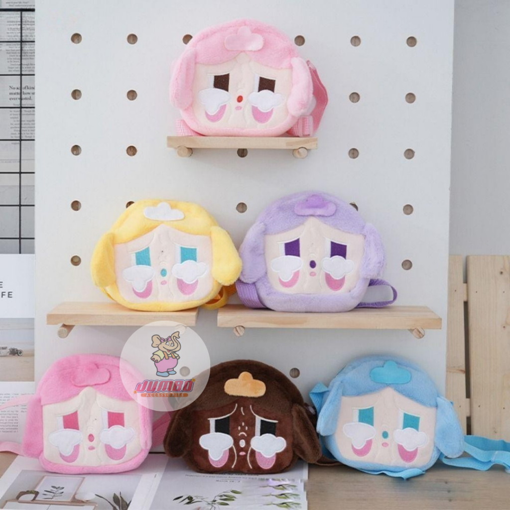 Tas selempang Anak Bulu Velboa Grade A Karakter Jumbo Accessories