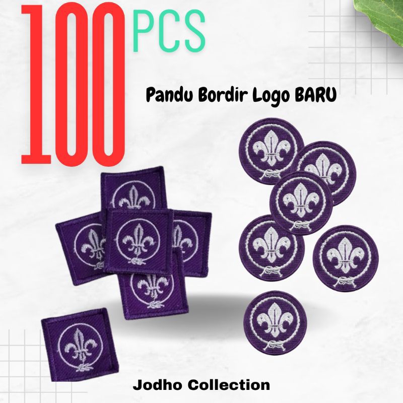 (100 pcs) WOSM Pandu Putra Putri Bordir