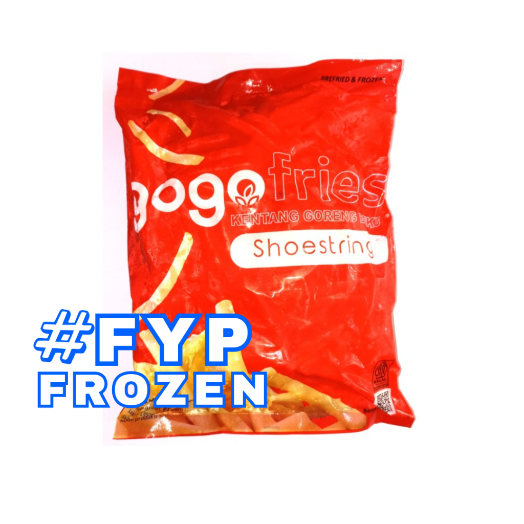 

GOGO FRIES SHOESTRING 1KG / KENTANG GORENG BEKU