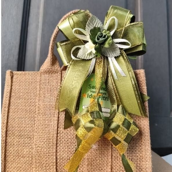 

Pita lebaran / pita idul Fitri / pita hampers lebaran