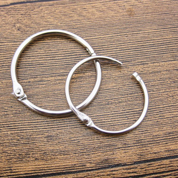 

Ring Buka Tutup 2,5cm 3,0cm Binder Ring 25mm 30mm Loose leaf ring bulat kait snap ring