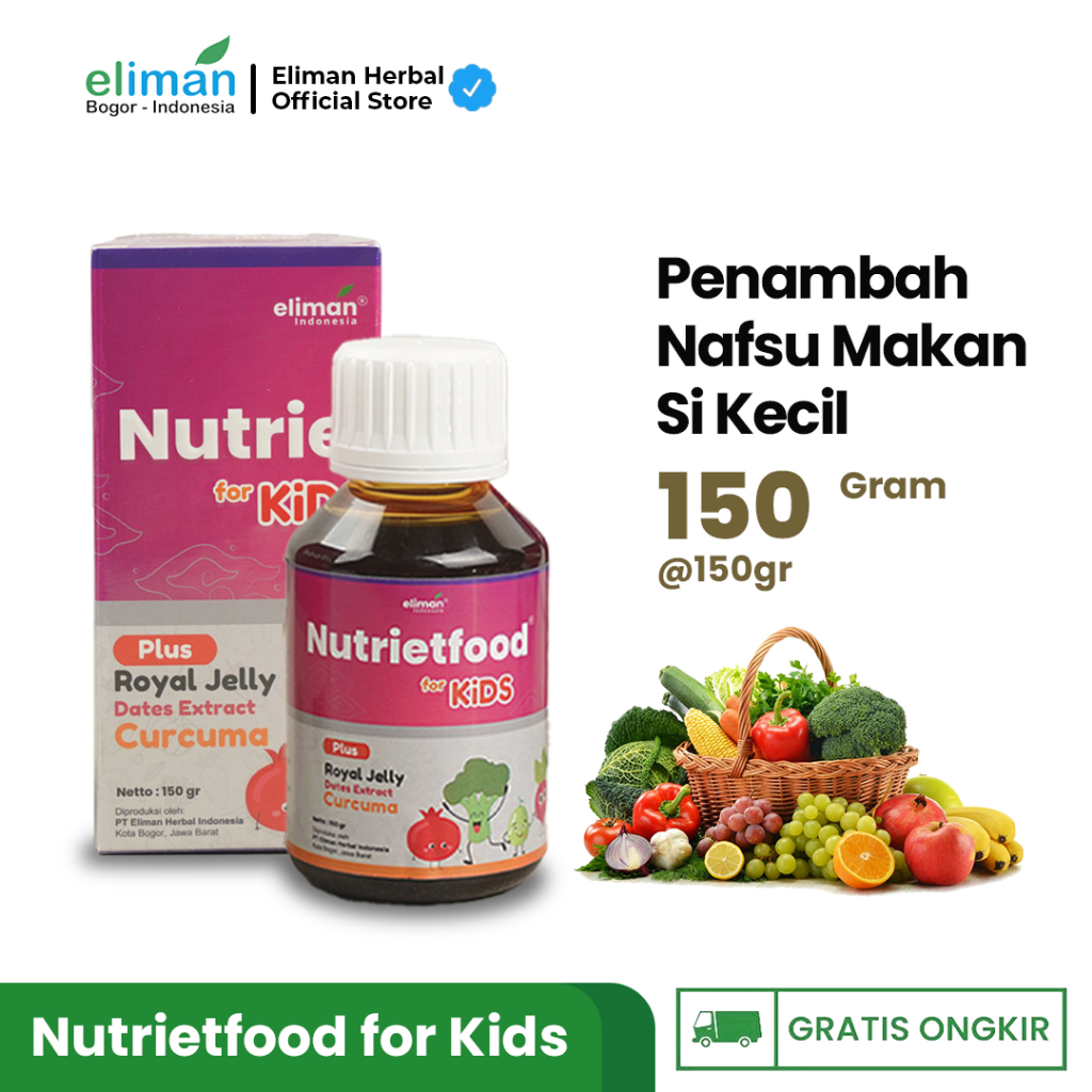 

ELIMAN - Nutrietfood For Kids 150gram Untuk Meningkatkan Nafsu Makan Anak