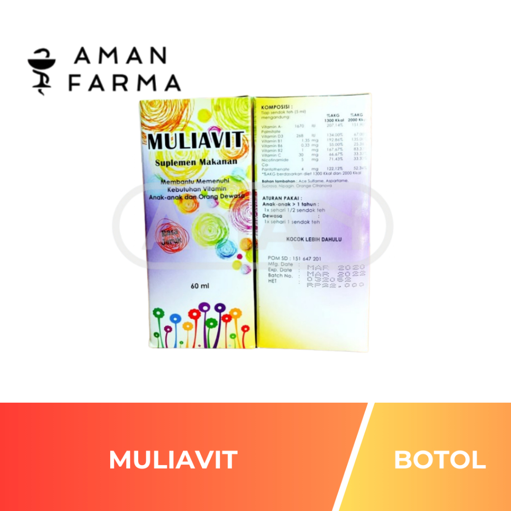MULIAVIT SIRUP 60 ML