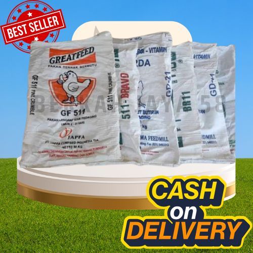 karung bekas ayam puyuh 50kg karung pakan ayam puyuh 50kg isi 10 lembar