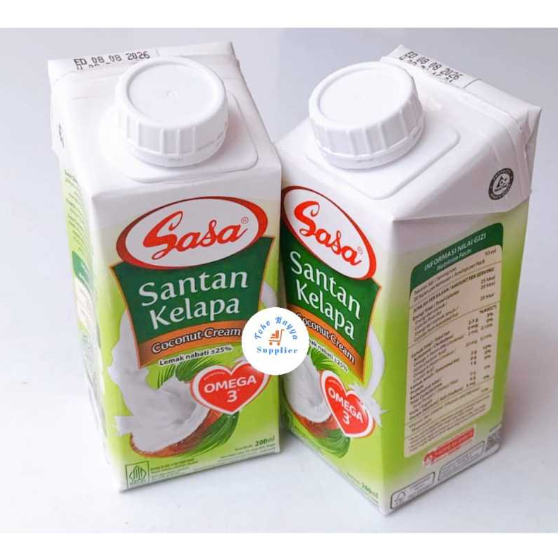 

Santan Kelapa Sasa Kemasan 200 ml