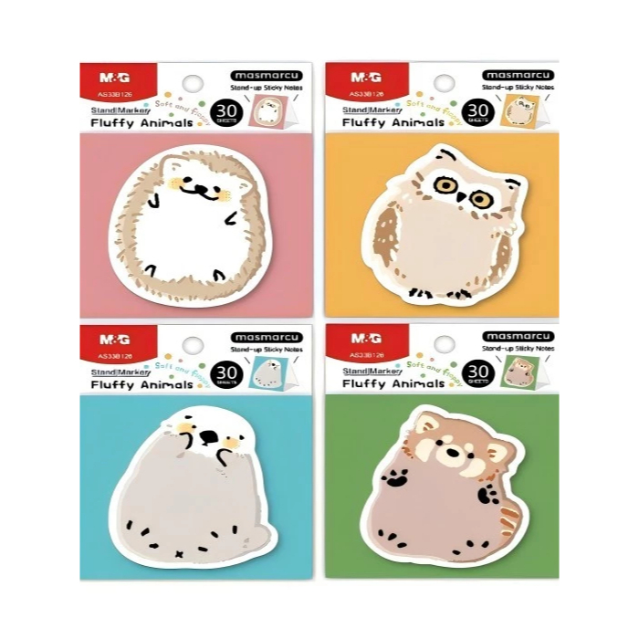 

M&G Sticky Notes 30S Fluffy Animal YS-487 AS33B126 - Memo Tempel M&G YS-487 - Memo Tempel Karakter
