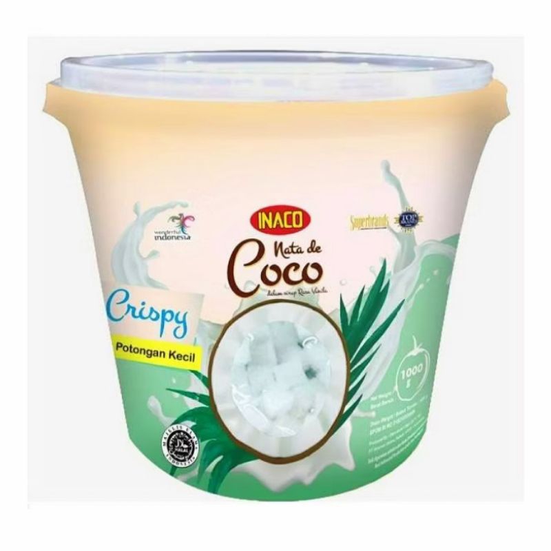 

inaco nata de coco 1kg timba (potongan kecil)