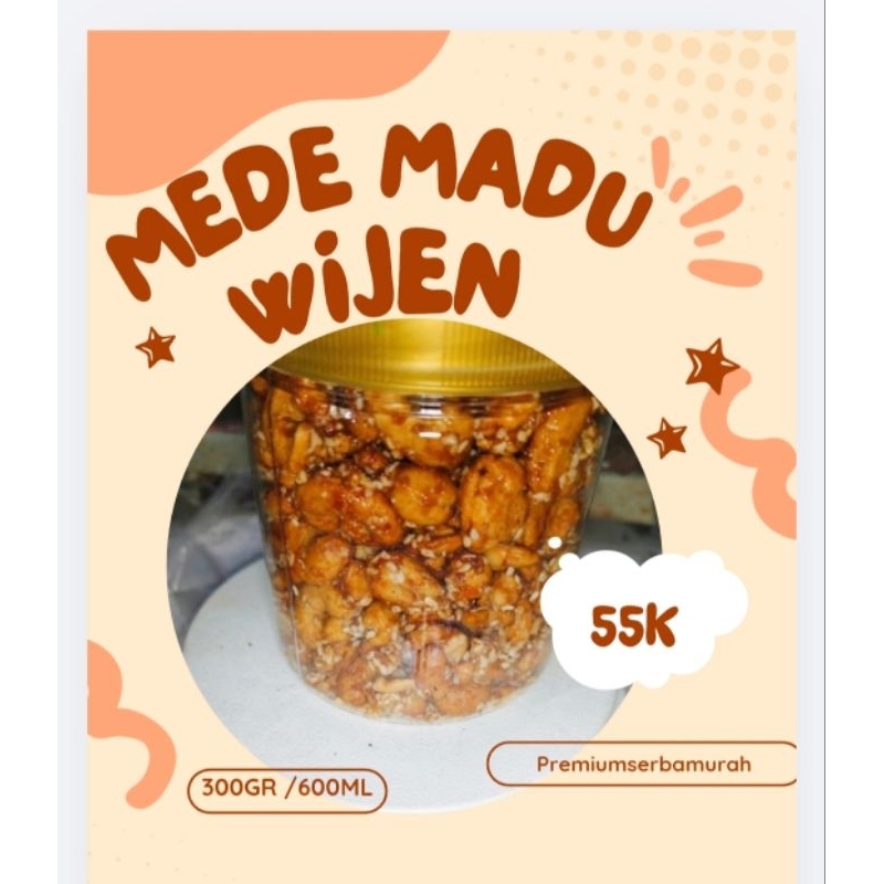 

KACANG MEDE MADU WIJEN 300GR /600ML