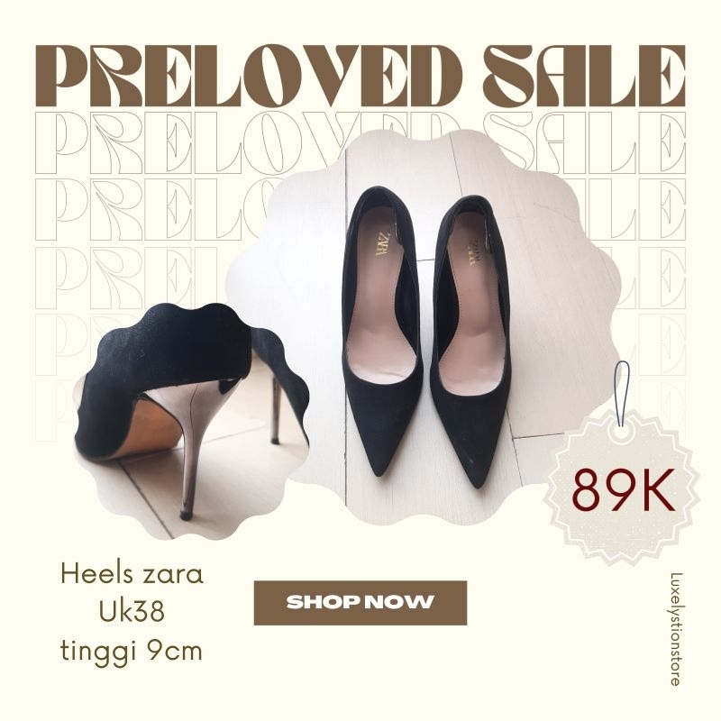 preloved heels zara