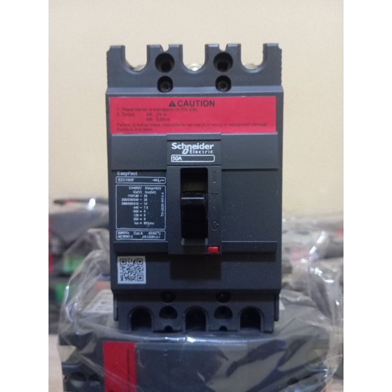 MCCB/BREAKER SCHNEIDER EZC 100F 50AMPER