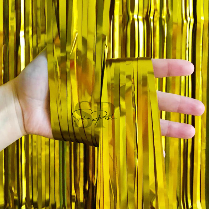 TIRAI RUMBAI DOFF GOLD / TIRAI GOLD / TIRAI RUMBAI PESTA / TIRAI RUMBAI FOIL DOFF / TIRAI FOIL DOFF 