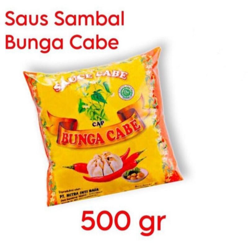 

saus sambal bunga cabe 500 gram