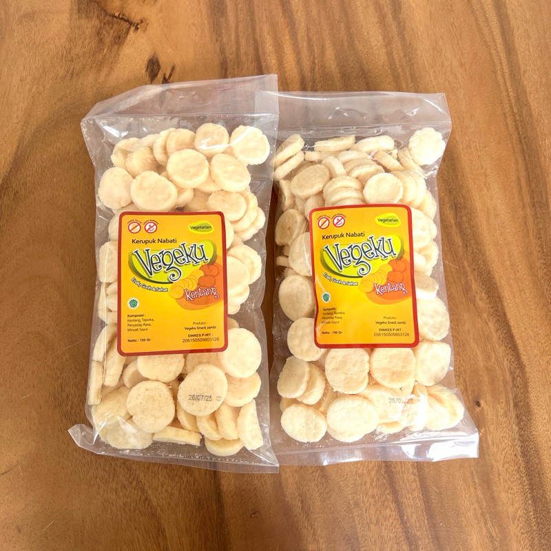 

[BARU] VEGEKU KERUPUK KENTANG MINI VEGETARIAN & VEGAN 150 GRAM