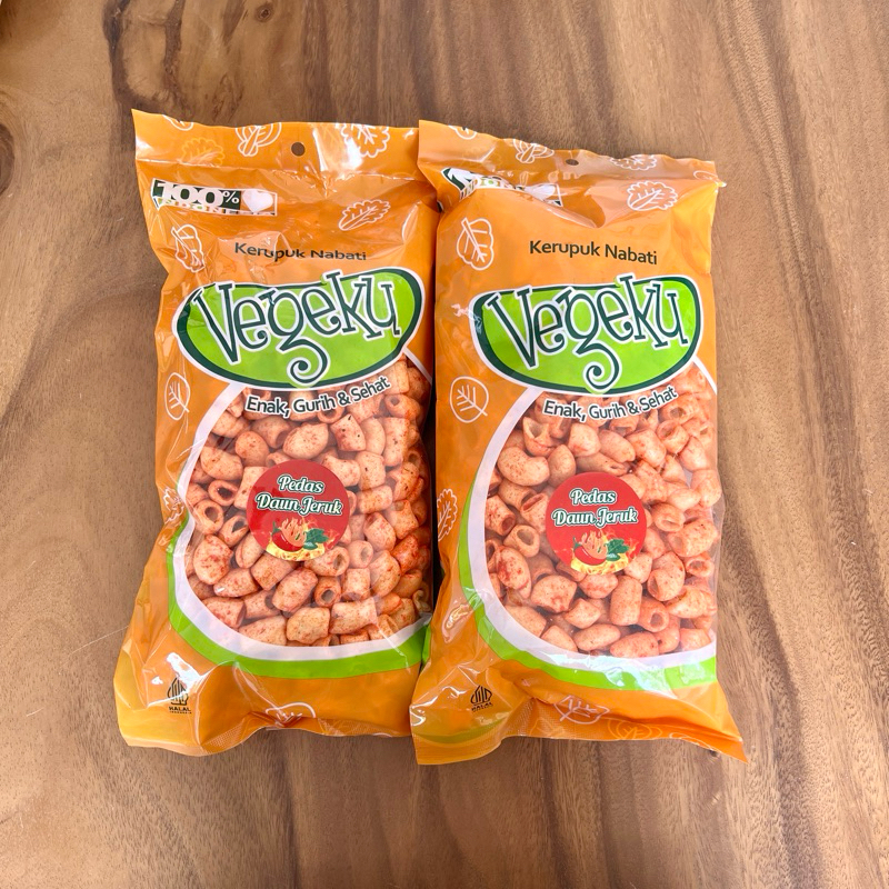 

[BARU] VEGEKU SNACK MACARONI MINI PEDAS DAUN JERUK