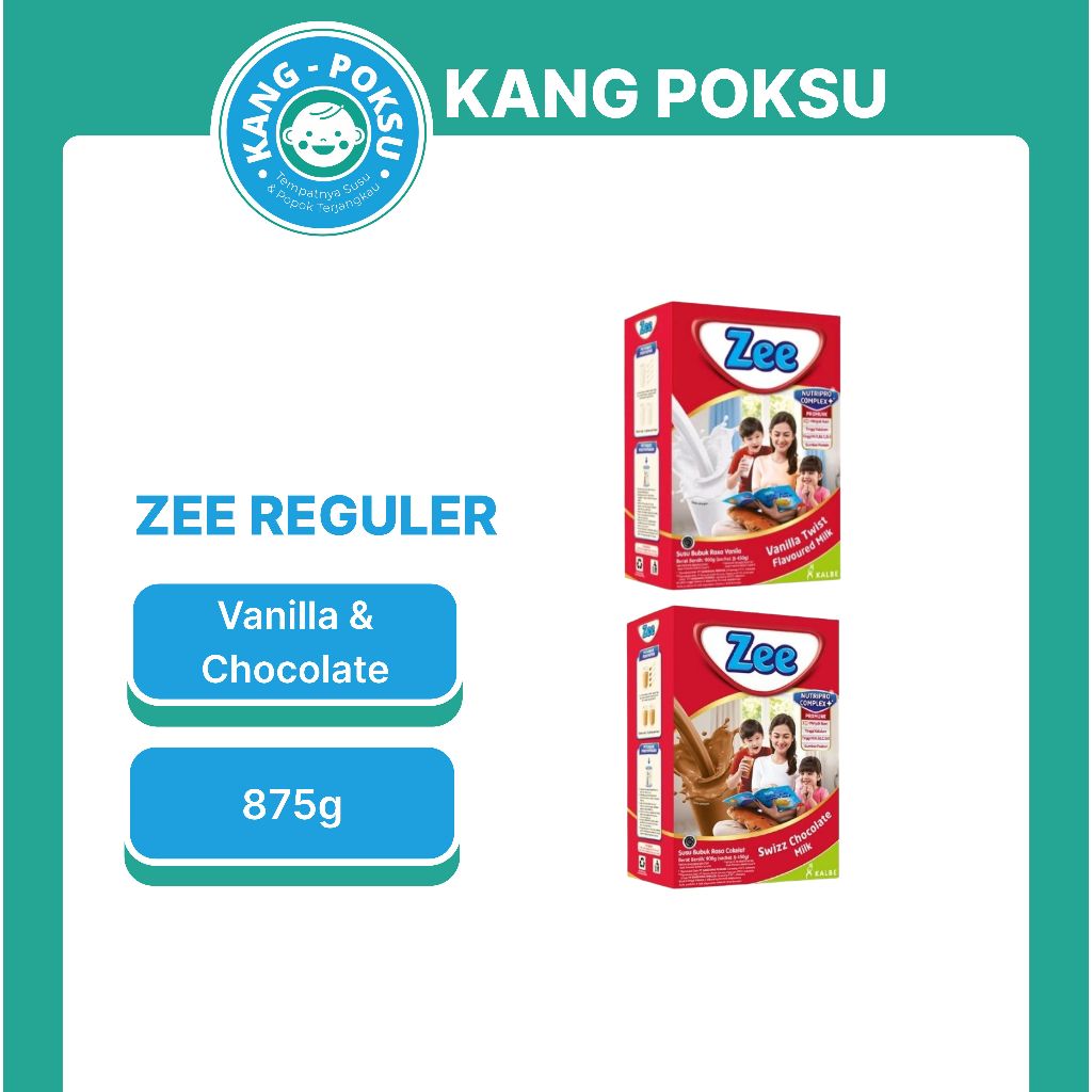 

[GRAMASI BARU 875GR ] ZEE REGULAR 875 COKLAT VANILA 875Gr KEMASAN LAMA 900 GR SSKD KPS