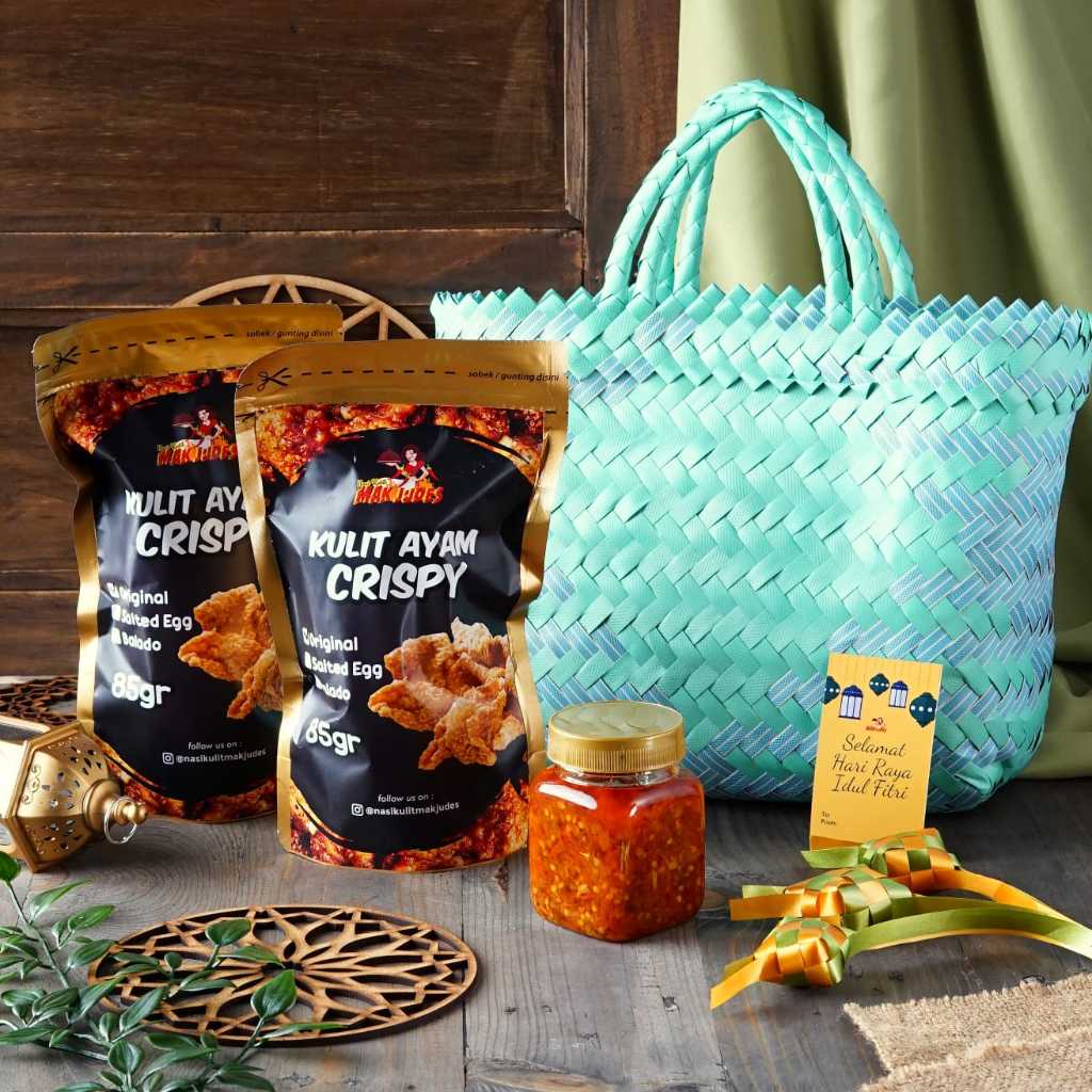 

Hampers Snack Lebaran Kulit Ayam Crispy - Nasi Kotak Mak Judes