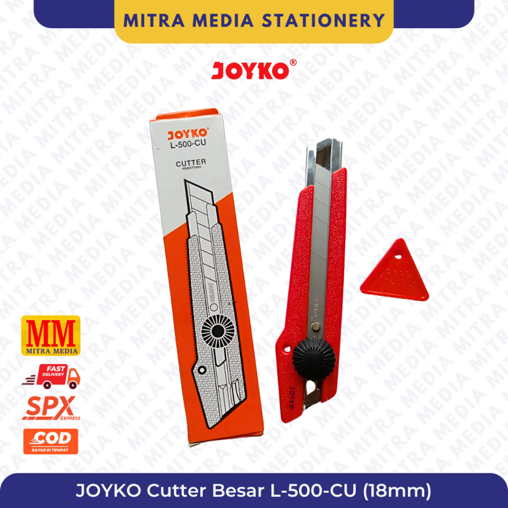 

Pisau Cutter Besar JOYKO L-500-CU / Cutter JOYKO(PCS)